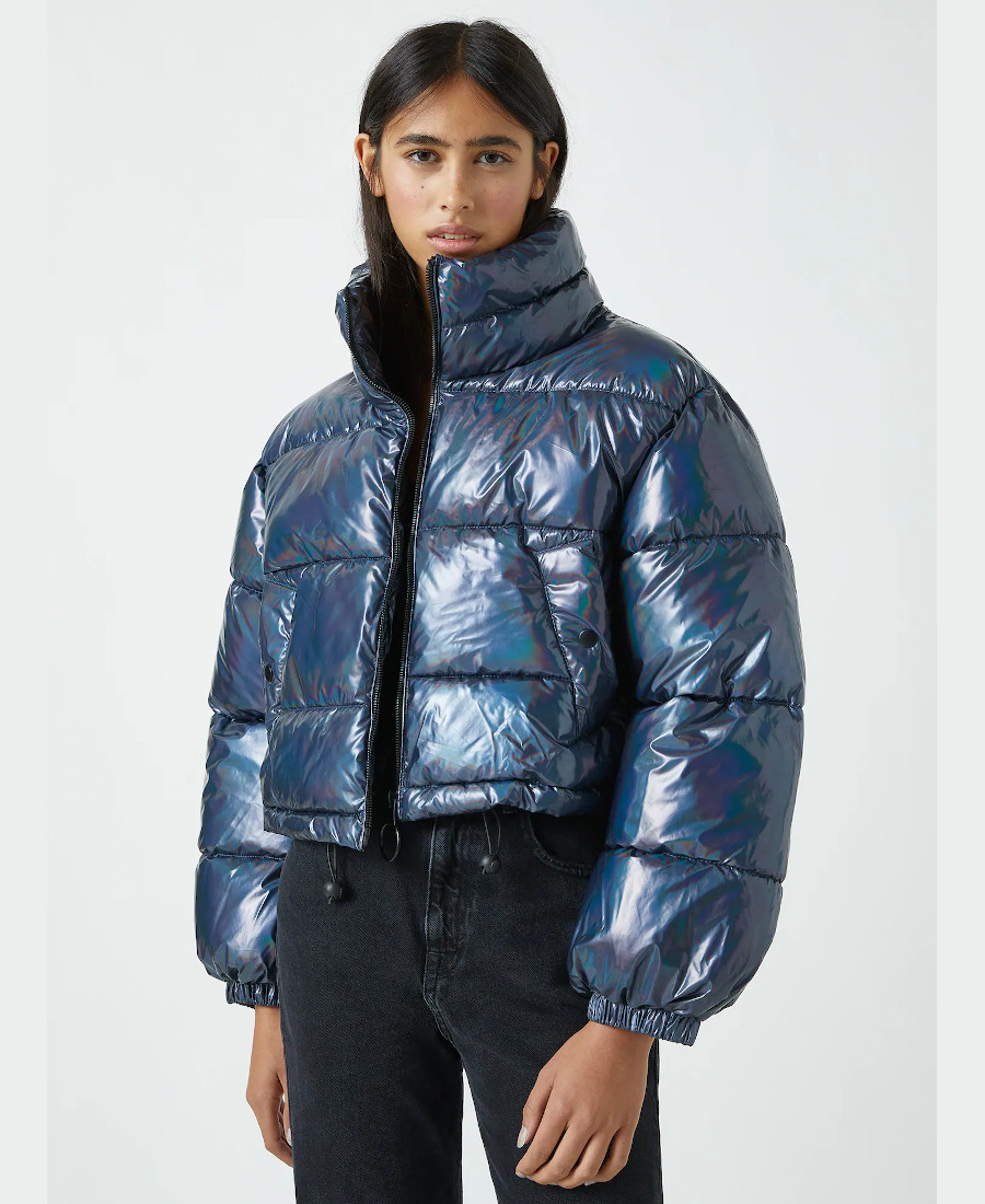 Pull&Bear_Reflektirajuća prošivena jakna s ispunom visokog ovratnika1_prije 279,90 kn, sada 199,90 kn