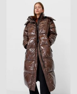 Stradivarius_Metalik puffer dugačka jakna_prije 499,90 kn, sada 379,90 kn
