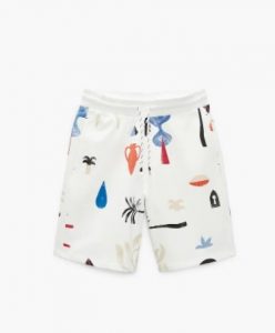 Zara, bermude s grafičkim printom, 199,90 kn