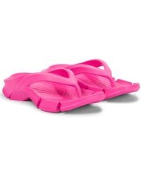 balenciaga-pink-Mold-Thong-Sandals