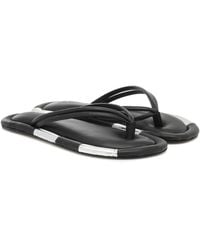 isabel-marant-black-Sandalen-Ecksa-aus-Leder