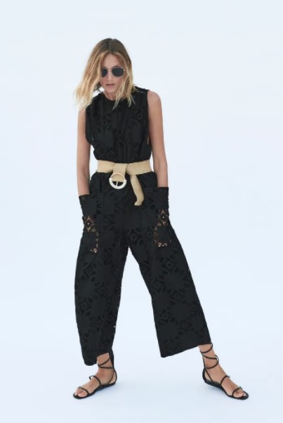 Zara, kombinezon s rupičastim vezom limited edition, 549,90 kn