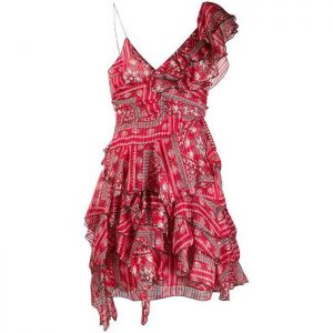 isabel-marant-asymmetric-ruffle-mini-dress