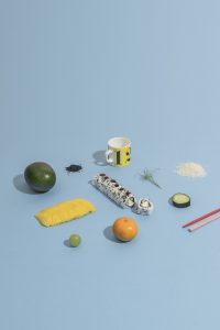 Chicken teriyaki roll