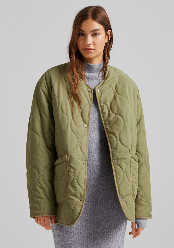 bershka-nylon-effect-quilted-jacket