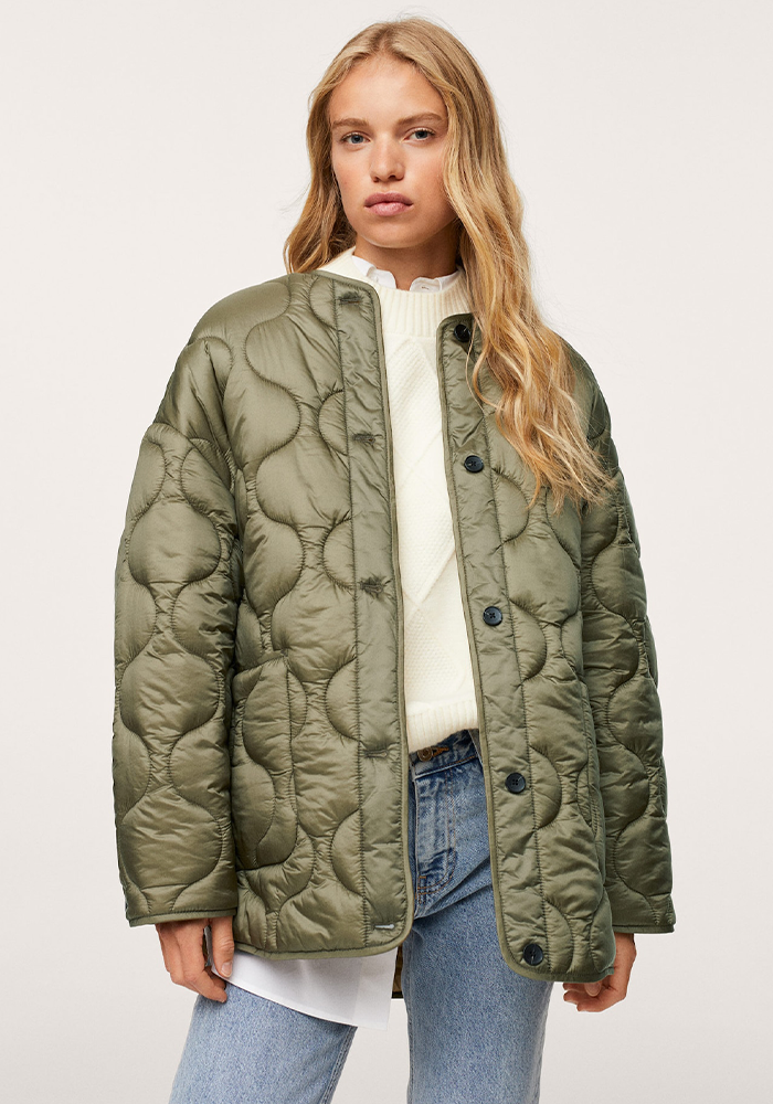 mangosatinquiltedjacket