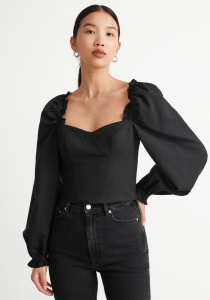 puffsleevecorsetblouse