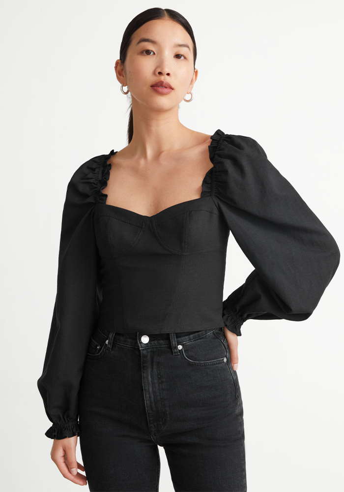 puffsleevecorsetblouse