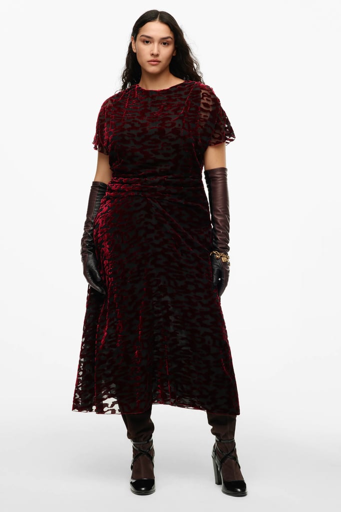 Zara-Limited-Edition-Dress-With-Draped-Detail