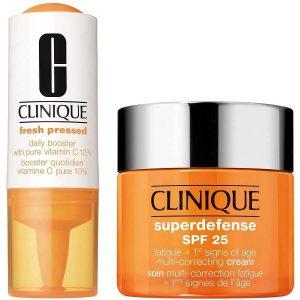 Clinique Superdefense Cream Oily Skin SPF25 + Fresh Pressed - Tretman za lice