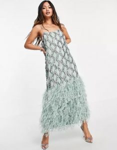 Shop-Blue-Feather-Dress