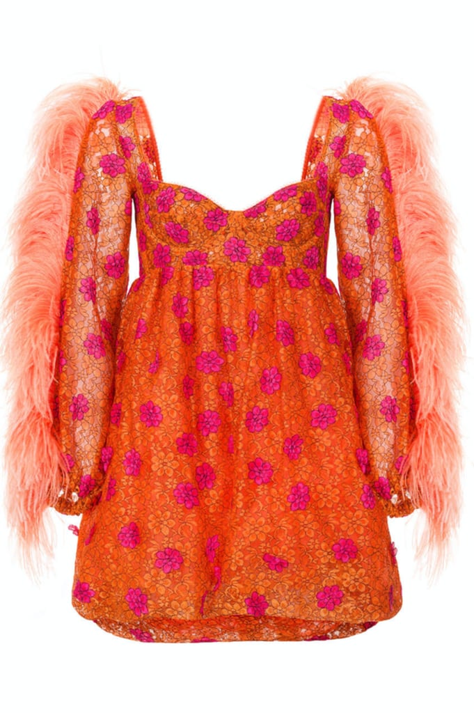 Shop-Orange-Feather-Dress