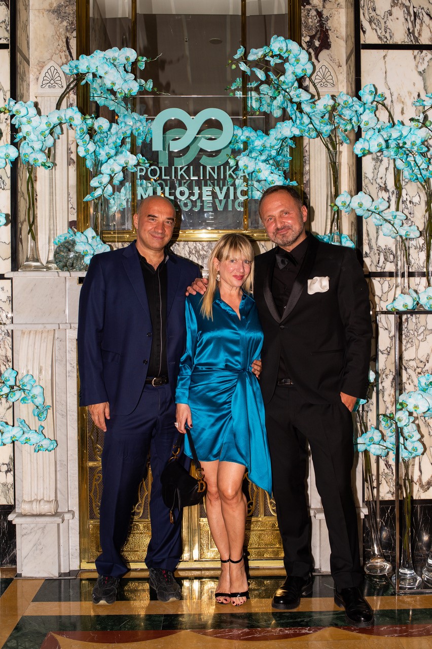 Gordan Lauc sa suprugom Vlatkom i Nikola Milojević