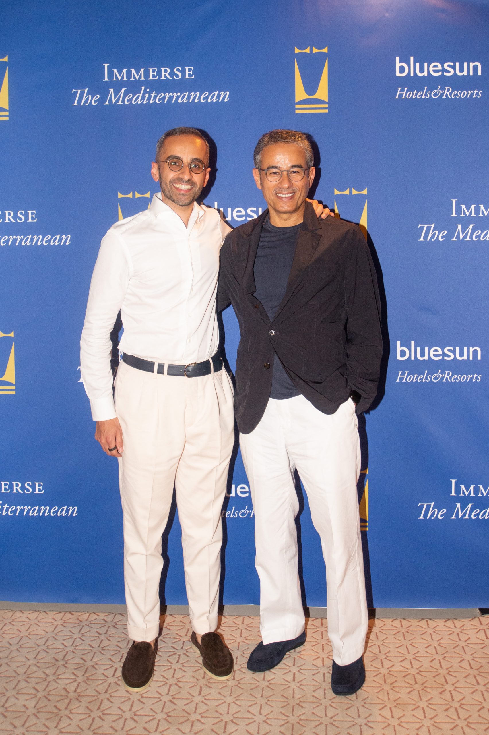 Mubarak Al Khalifa i Mohamed Ali Rashed Alabbar.