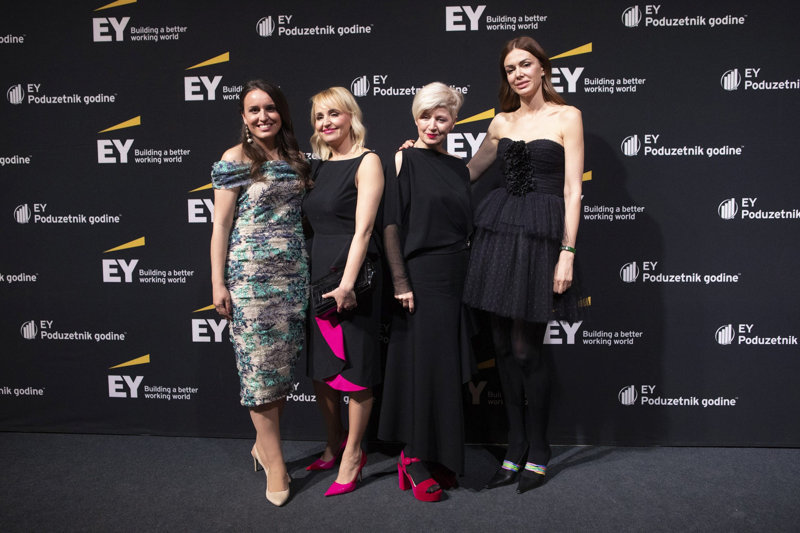 Rijana Hadžić Radoš (Nohaa design), Mirjana Mikulec (Mirjana Mikulec interijeri), Ksenija Vrbanić (Xenia design i Aleksandra Dojčinović (Leilou by Alex)