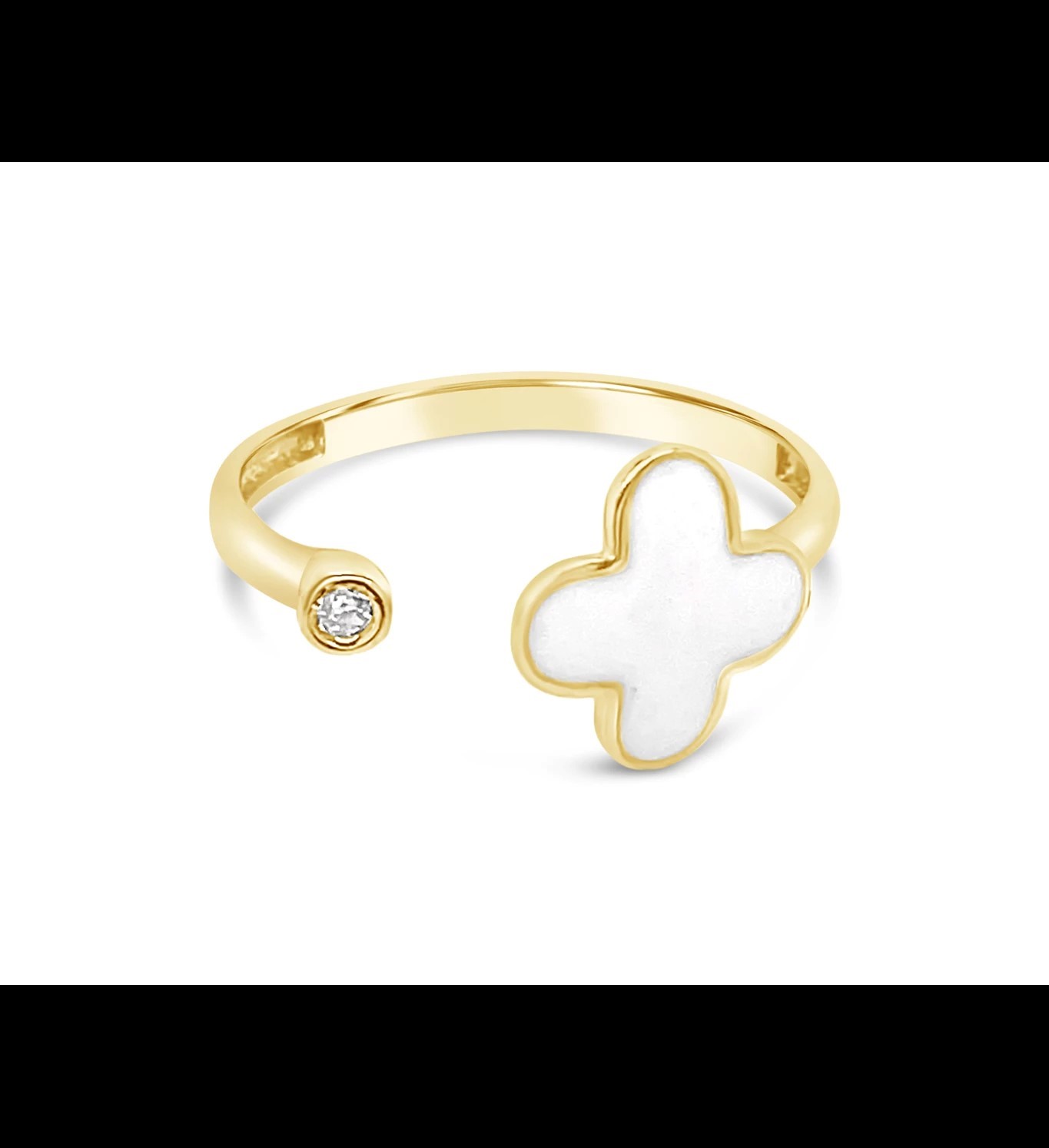 Milky Clover zlatni prsten, Zlatarna Dodić - 150,00 eura (1.130,18 kn)