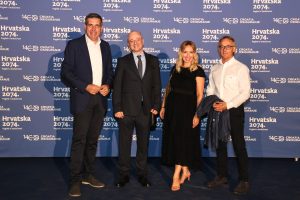 Božo Skoko, Igor Rudan, Maja Weber i Predrag Grubić